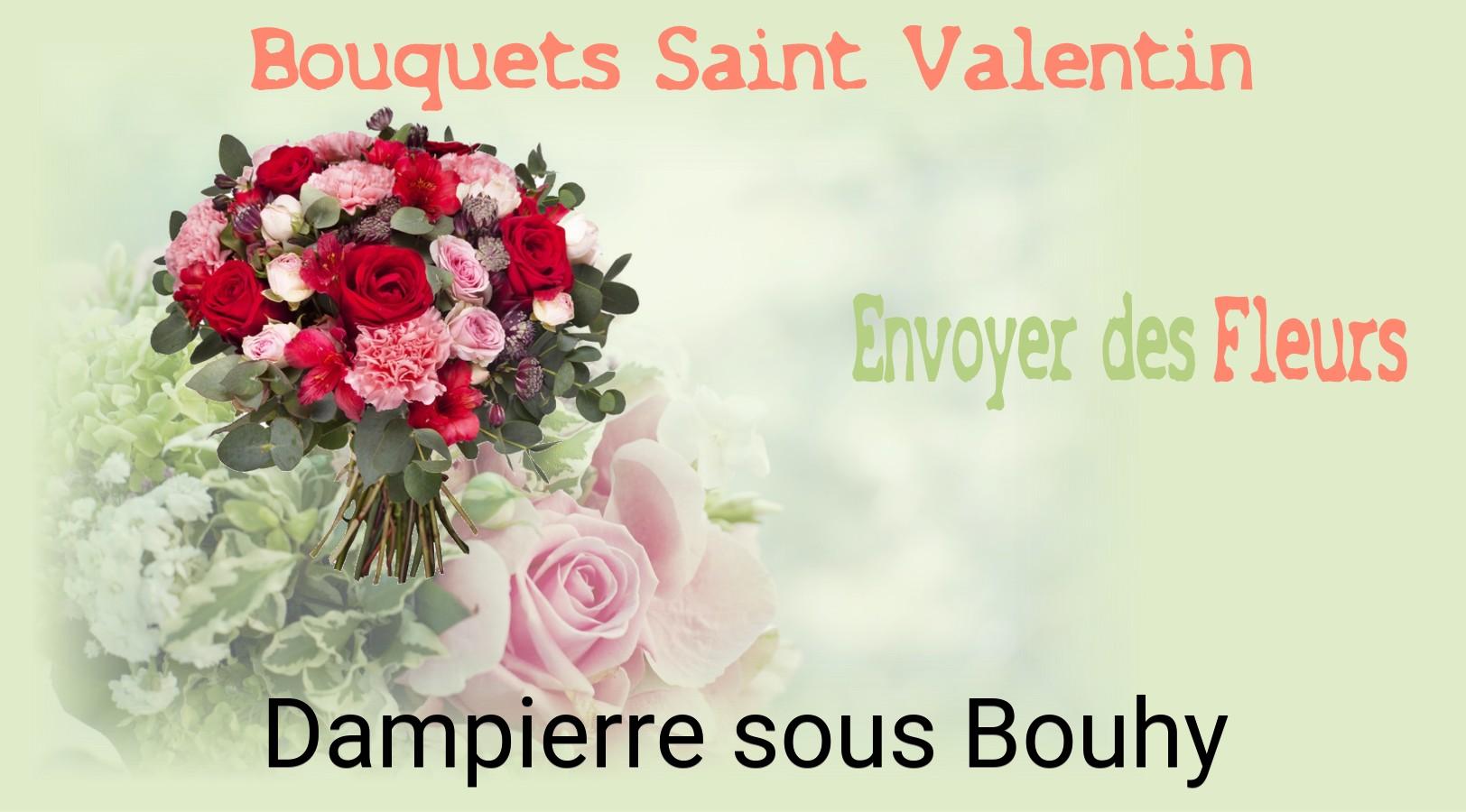 Roses de Saint-Valentin livrées à Dampierre-sous-Bouhy